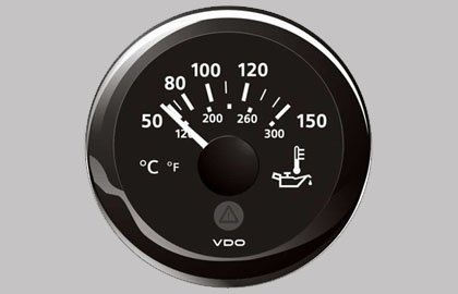 Marine Engine Oil Temperature Gauge 150°C